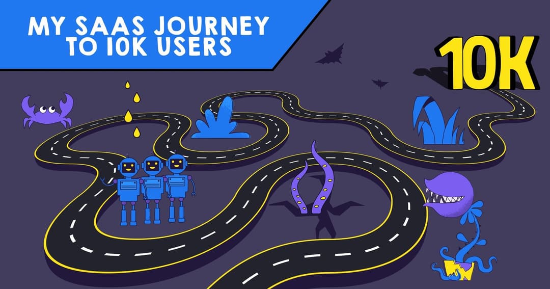 My Saas Journey to 10K Users cover