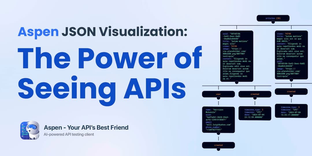 Aspen JSON Visualization: The Power of Seeing APIs cover