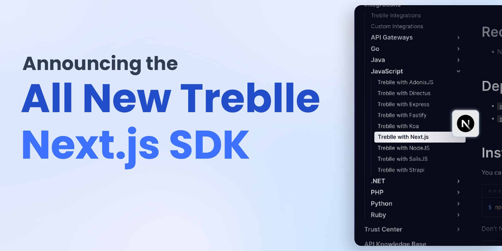Treblle for Next.js image