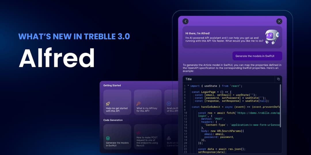 What’s New in Treblle 3.0: Alfred cover