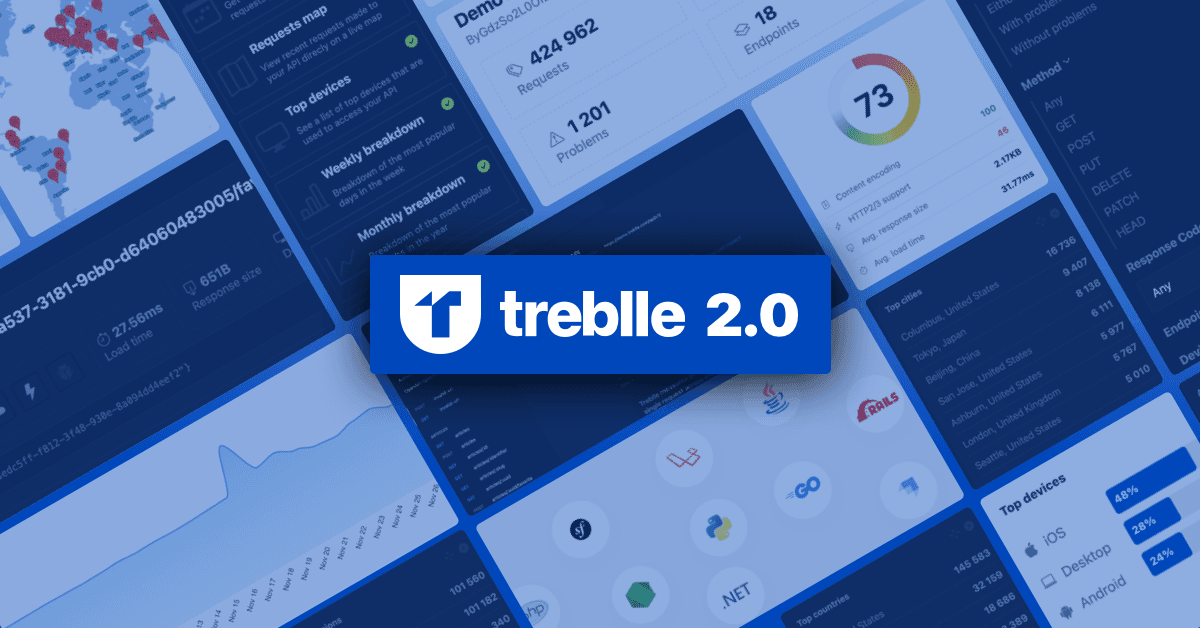 How to handle the entire API lifecycle in one place - Treblle 2.0 image
