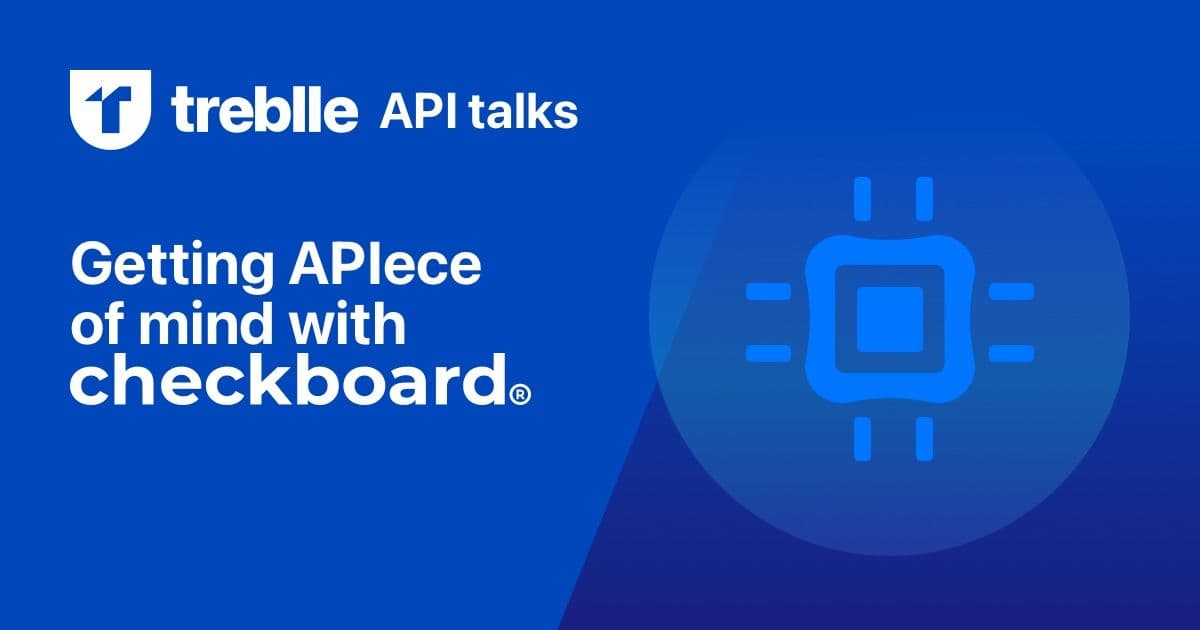 Treblle API Talks: Checkboard image