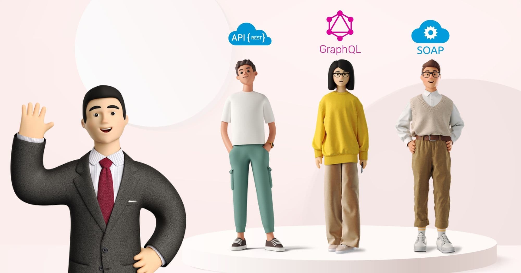 REST, SOAP, or GraphQL image