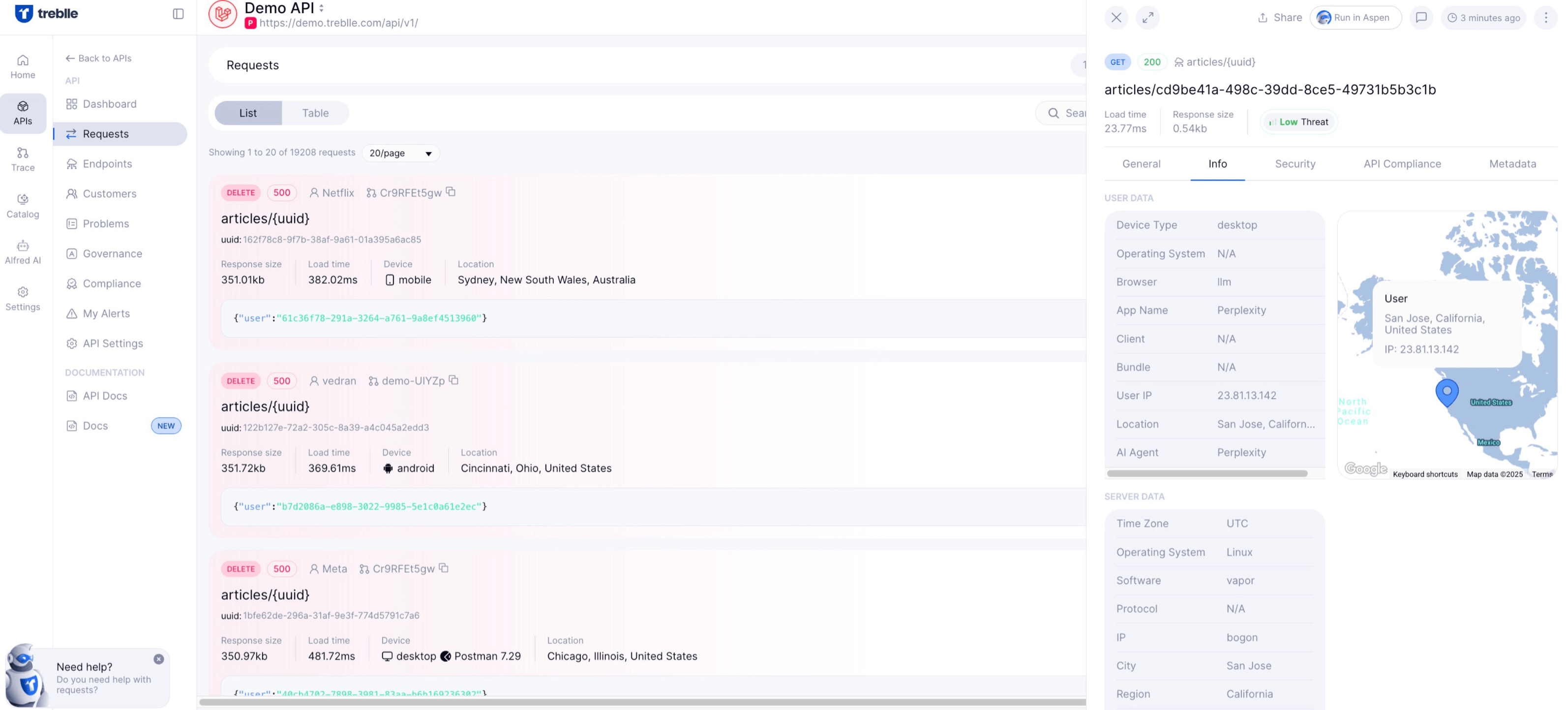 API Intelligence Dashboard
