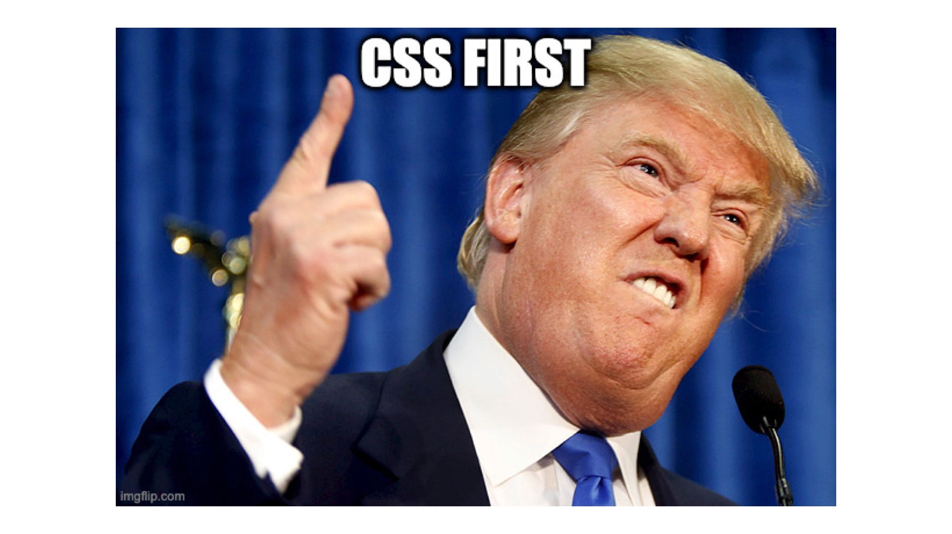 CSS first