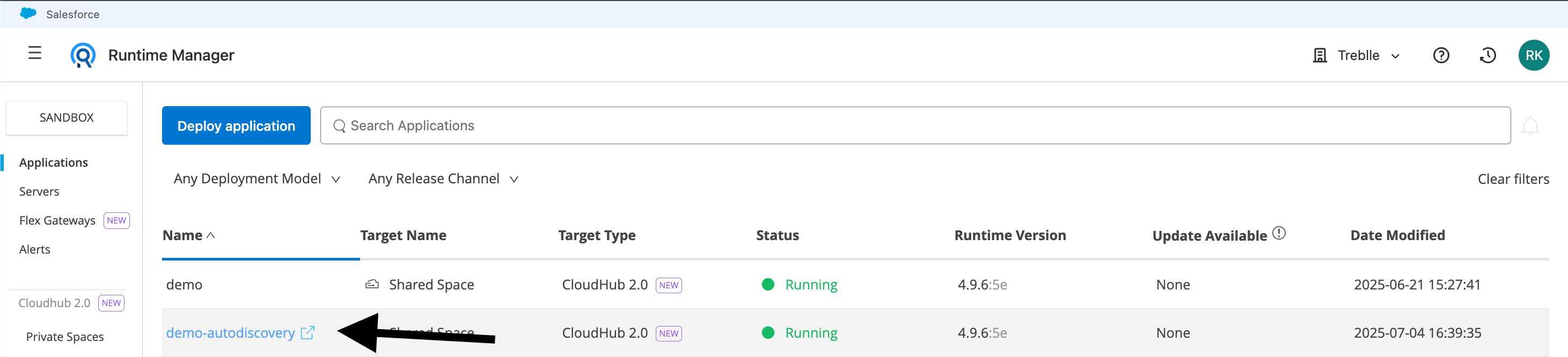 Deploy Application